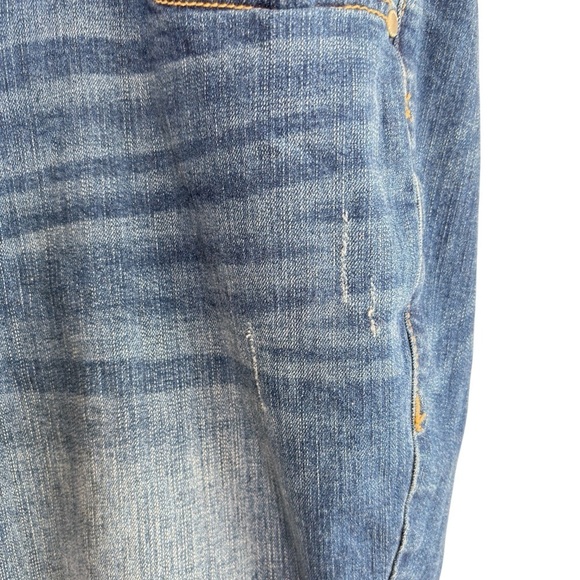 Torrid Stretch Denim Bermuda Jean Shorts Womens Plus Size 22 Distressed Raw Hem - Picture 14 of 14